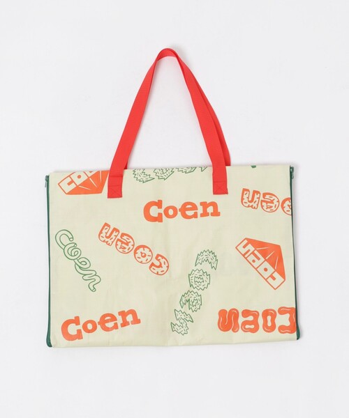 coen(コーエン)の「2WAYピクニックシート/トートバッグ(アウトドアグッズ・メンズ・ケリーグリーン/ピンク/イエロー/クリーム・FREE)」の8枚目の写真