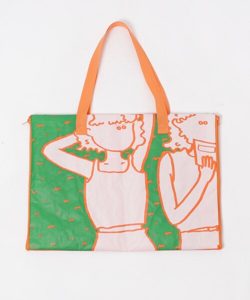 coen(コーエン)の「2WAYピクニックシート/トートバッグ(アウトドアグッズ・メンズ・ケリーグリーン/ピンク/イエロー/クリーム・FREE)」の10枚目の写真