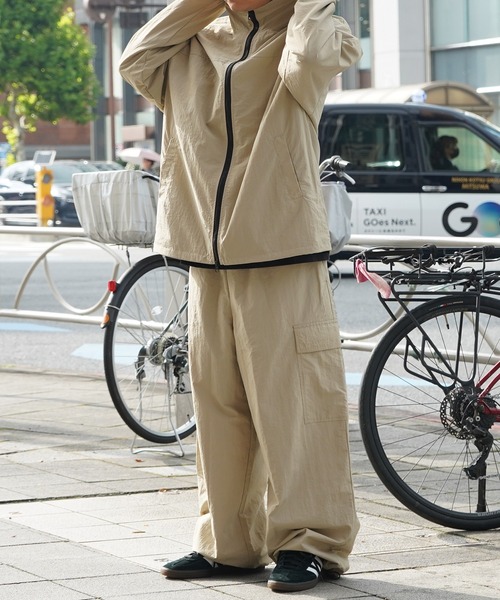 ILL'S（イルズ）の「ZOZO限定展開【セットアップ対応】スタンドネック ダブルジップ ビッグシルエット ナイロンブルゾン 【ILL'S】（ナイロンジャケット・メンズ・ブラック/ベージュ・L/M）」の11枚目の写真