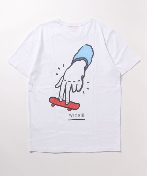 Veni Vedi Vici（ヴェニヴェディヴィチ）の「/Veni Vedi Vici/FINGER SKATE TEE（Tシャツ/カットソー・メンズ・ホワイト・SMALL/MEDIUM）」の2枚目の写真