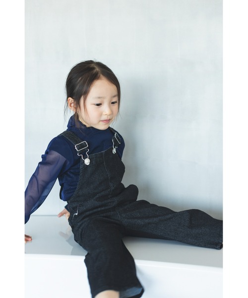 ooju（オージュ）の「【ooju】チュールトップス（キッズ）（Tシャツ/カットソー・キッズ・ネイビー/ブラック/オリーブ・4/1/3/2）」の5枚目の写真