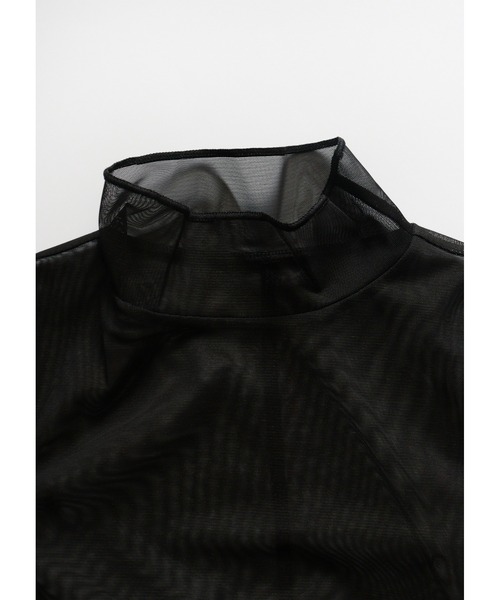 ooju（オージュ）の「【ooju】チュールトップス（キッズ）（Tシャツ/カットソー・キッズ・ネイビー/ブラック/オリーブ・4/1/3/2）」の10枚目の写真