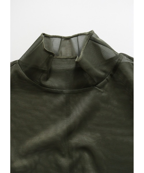 ooju（オージュ）の「【ooju】チュールトップス（キッズ）（Tシャツ/カットソー・キッズ・ネイビー/ブラック/オリーブ・4/1/3/2）」の11枚目の写真