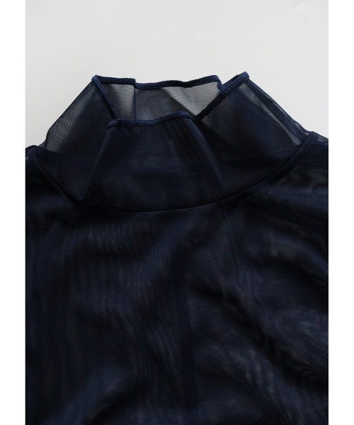 ooju（オージュ）の「【ooju】チュールトップス（キッズ）（Tシャツ/カットソー・キッズ・ネイビー/ブラック/オリーブ・4/1/3/2）」の13枚目の写真