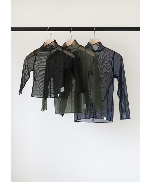 ooju（オージュ）の「【ooju】チュールトップス（キッズ）（Tシャツ/カットソー・キッズ・ネイビー/ブラック/オリーブ・4/1/3/2）」の20枚目の写真