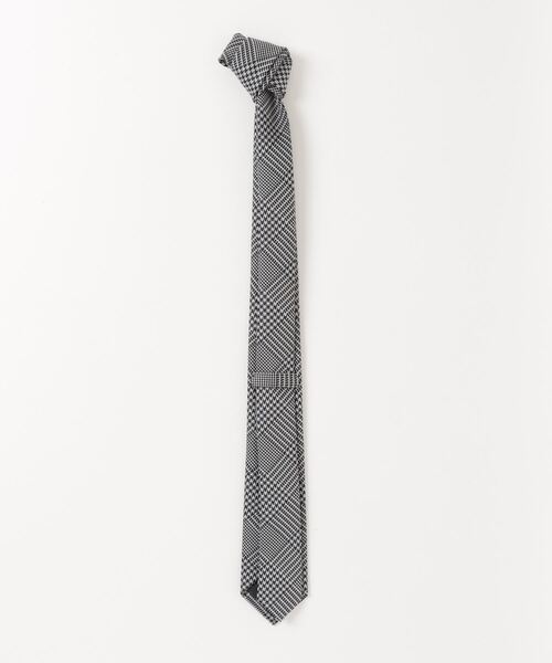 NANO universe（ナノユニバース）の「京都ウォッシャブルグレンチェックネクタイ（ネクタイ・メンズ・その他1・FREE）」の2枚目の写真