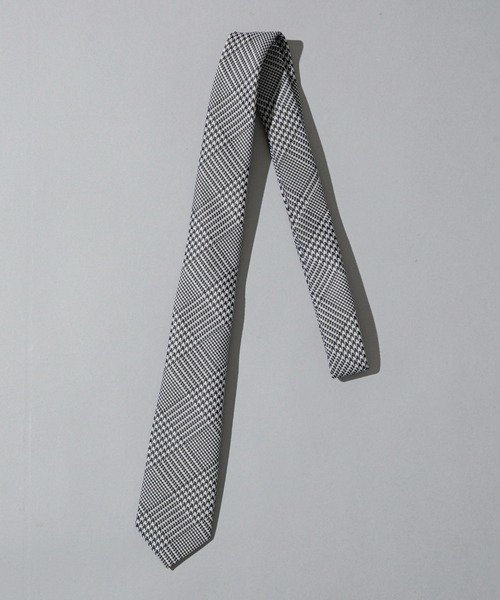 NANO universe（ナノユニバース）の「京都ウォッシャブルグレンチェックネクタイ（ネクタイ・メンズ・その他1・FREE）」の4枚目の写真