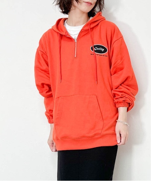 TC 裏毛 ハープZIP プルパーカー レディース メンズ（パーカー