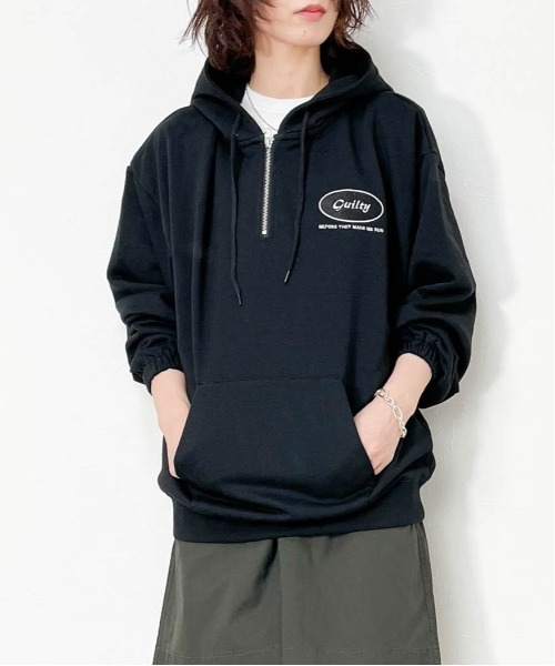 アルティーリ千葉 パーカー Lサイズ TC 裏毛 ハープZIP プルパーカー レディース メンズ（パーカー