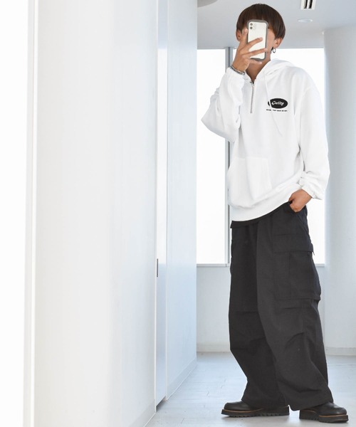 TC 裏毛 ハープZIP プルパーカー レディース メンズ（パーカー