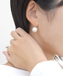 anq. パールピアス anq. ピアス 「anq.」K10 マーキスパールピアス 淡水パール