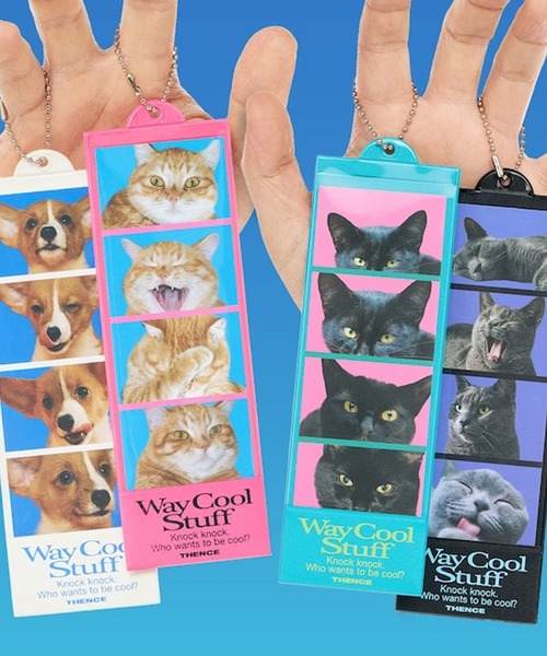 THENCE(デンス)の「THENCE/フォトキーホルダー /韓国雑貨/人生4カット/プリクラ(キーホルダー・レディース・ピンク/ブラック/グリーン/ホワイト・0)」の7枚目の写真