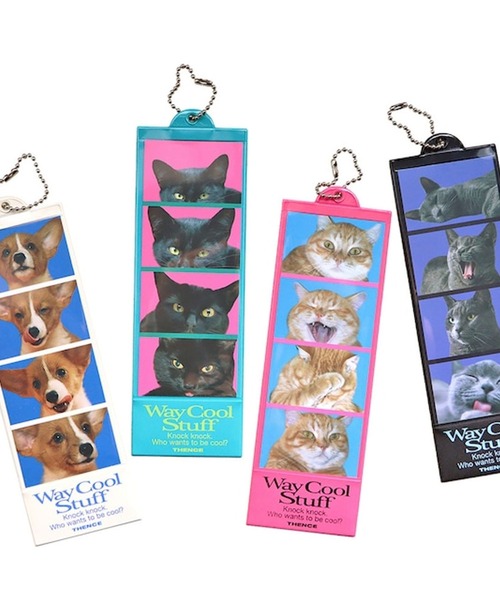 THENCE(デンス)の「THENCE/フォトキーホルダー /韓国雑貨/人生4カット/プリクラ(キーホルダー・レディース・ピンク/ブラック/グリーン/ホワイト・0)」の10枚目の写真