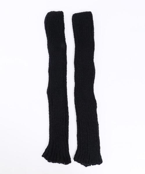WC（ダブル シー）の「モコモコニットレッグウォーマー（ソックス/靴下・レディース・ブラック/アイボリー/ブラウン・FREE）」の7枚目の写真