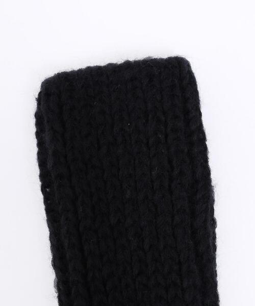 WC（ダブル シー）の「モコモコニットレッグウォーマー（ソックス/靴下・レディース・ブラック/アイボリー/ブラウン・FREE）」の8枚目の写真