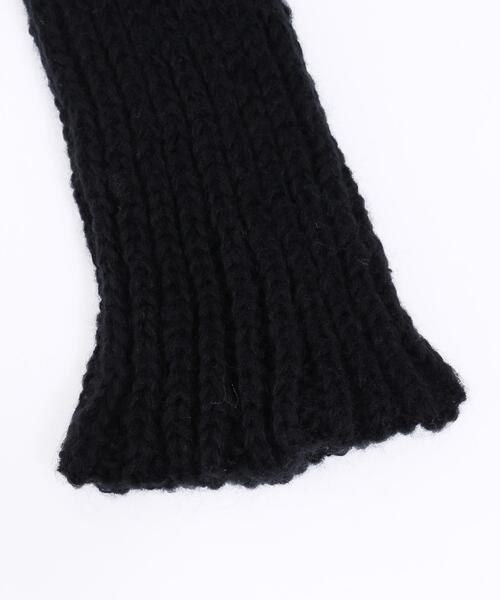 WC（ダブル シー）の「モコモコニットレッグウォーマー（ソックス/靴下・レディース・ブラック/アイボリー/ブラウン・FREE）」の9枚目の写真