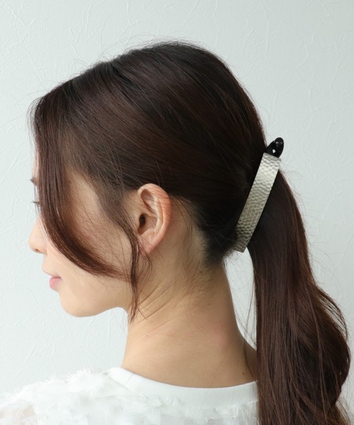 アッカ*バナナクリップ　バレッタ バナナクリップ ヘアクリップ バレッタ[品番：QN000004921