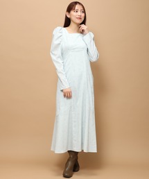 小花柄マーメイドワンピース/MM347404