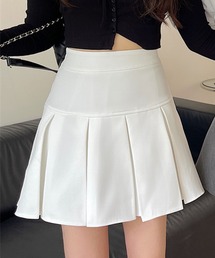 Lilamusant（リラミュゾン）の「★Lilamusant(リラミュゾン)★インパン裏地付きボックスプリーツスカート ワイドプリーツ（スカート）」