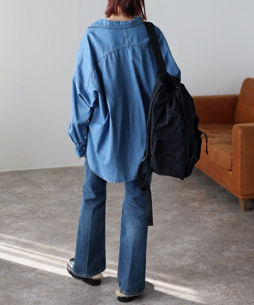 GUSCIO（グッシオ）の「【グッシオベーシック】ドローストリングバックパック（バックパック/リュック・レディース・アイボリー/カーキ/ブラック/グレイッシュベージュ・FREE）」の20枚目の写真