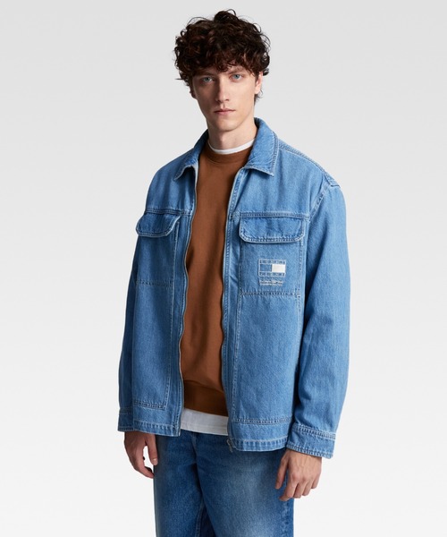 tommy jeans（トミー ジーンズ）の「デニムジップシャケット（デニム