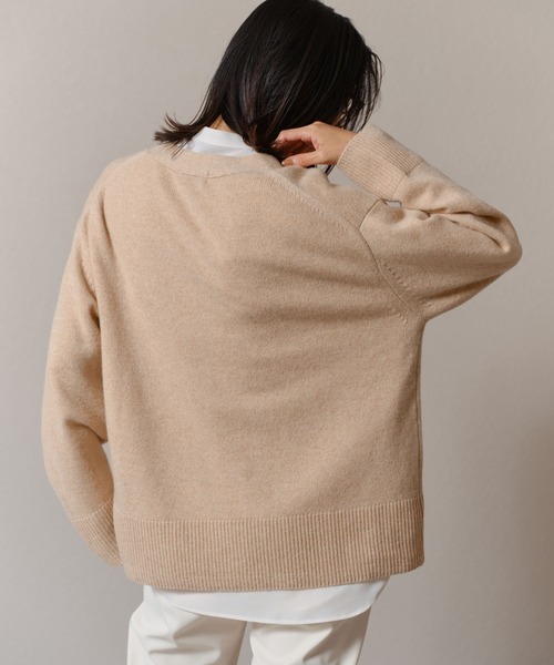 BARNYARDSTORM（バンヤードストーム）の「BARNYARDSTORM / ミドルゲージカーデ（カーディガン/ボレロ・レディース・ピンク/ベージュ/チャコールグレー・FREE）」の15枚目の写真