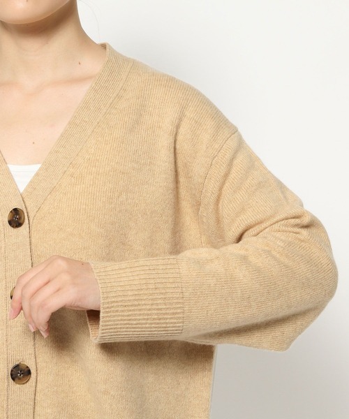 BARNYARDSTORM（バンヤードストーム）の「BARNYARDSTORM / ミドルゲージカーデ（カーディガン/ボレロ・レディース・ピンク/ベージュ/チャコールグレー・FREE）」の17枚目の写真