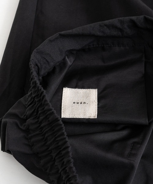 euan.（ユアン）の「euan.ワイドストレートナイロンパンツ（その他パンツ・メンズ・ブラック/チャコール・M/L）」の10枚目の写真