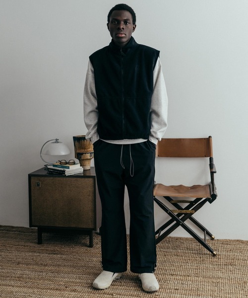 euan.（ユアン）の「euan.ワイドストレートナイロンパンツ（その他パンツ・メンズ・ブラック/チャコール・M/L）」の14枚目の写真