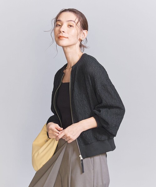 美品ユナイテッドアローズぺプラムショートブルゾン UNITED ARROWS（ユナイテッドアローズ）の「ペプラム ショート