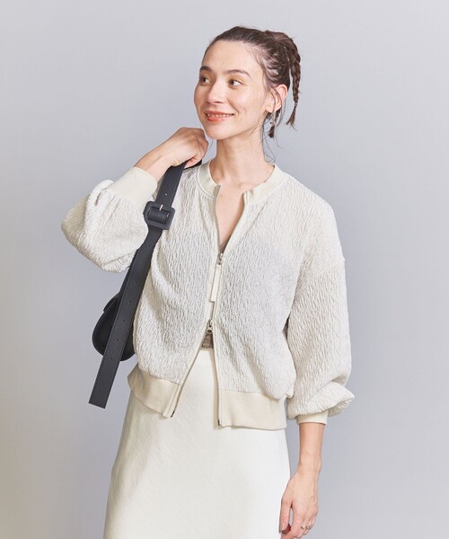BEAUTY&YOUTH ダブルプリーツ ダブルジップアップブルゾン BEAUTY&YOUTH UNITED ARROWS（ビューティーアンドユース