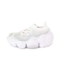 grounds（グラウンズ）の「grounds / グラウンズ/MOOPIE SOLID WHITE GRAY（スニーカー）」