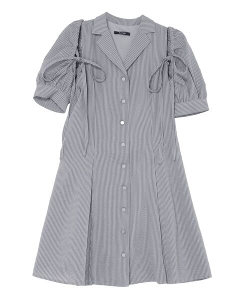 EATME（イートミー）の「オープンカラーミニワンピース（ワンピース