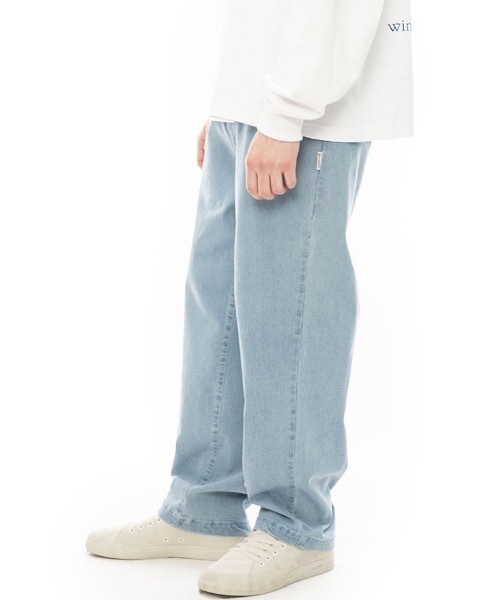 ELEMENT（エレメント）の「ELEMENT メンズ SHOD PANTS STD ロングパンツ/エレメントリラックスワイドシルエットスケートボードパンツ（その他パンツ・メンズ・ライトブルー/ブラック/ベージュ/インディゴブルー/ブルー系その他・MEDIUM/LARGE/X-LARGE）」の10枚目の写真