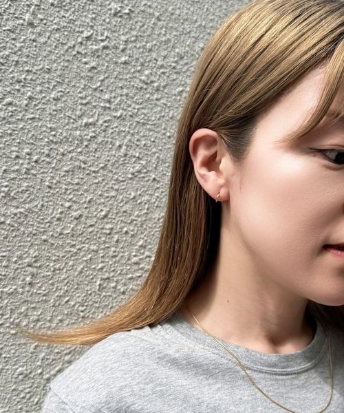 Phoebe（フィービィー）の「【シリーズ累計販売　10,000点突破！】【金属アレルギー対応】ミニフープピアス/サージカルステンレス/ジェンダーレス（ピアス（両耳用）・レディース・シルバー/イエローゴールド/ピンクゴールド・FREE）」の15枚目の写真