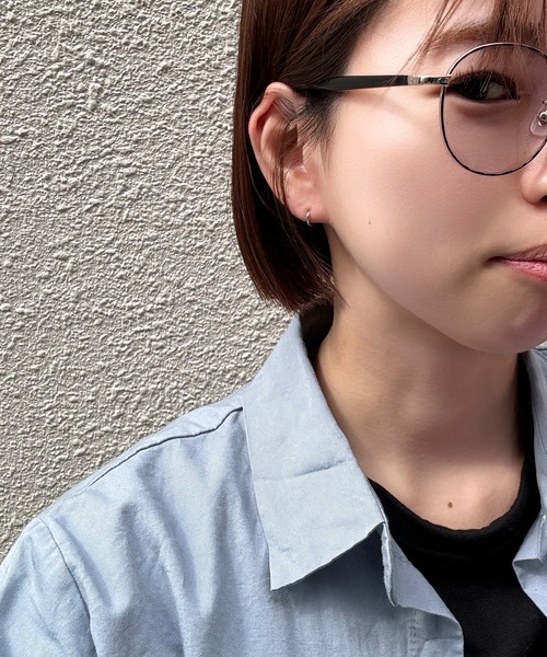 Phoebe（フィービィー）の「【シリーズ累計販売　10,000点突破！】【金属アレルギー対応】ミニフープピアス/サージカルステンレス/ジェンダーレス（ピアス（両耳用）・レディース・シルバー/イエローゴールド/ピンクゴールド・FREE）」の16枚目の写真