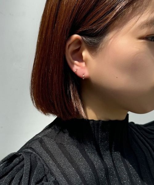 Phoebe（フィービィー）の「【シリーズ累計販売　10,000点突破！】【金属アレルギー対応】ミニフープピアス/サージカルステンレス/ジェンダーレス（ピアス（両耳用）・レディース・シルバー/イエローゴールド/ピンクゴールド・FREE）」の21枚目の写真