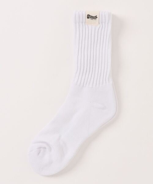 aimoha（アイモハ）の「aimoha outdoorユニセックス 　やや厚手のリブソックス（ソックス/靴下・レディース・カーキ/ホワイト/ブラック/ベージュ/ダークグレー・FREE）」の13枚目の写真