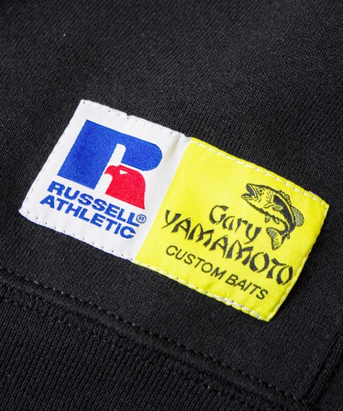 Russell Athletic(ラッセルアスレティック)の「Russell×Gary YAMAMOTO Address Sign Dri-Power Crew(スウェット・メンズ・ブラック/ライトグレー・XL/L/M)」の7枚目の写真
