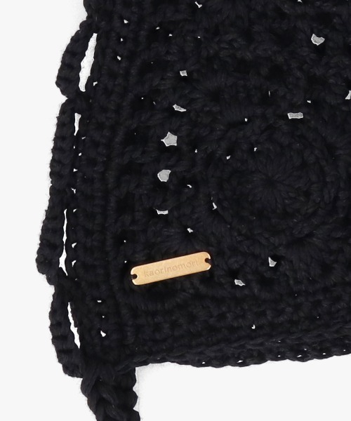 kaorinomori（カオリノモリ）の「kaorinomori フィーユボンネ / カオリノモリ（ニットキャップ/ビーニー・レディース・ホワイト/ライトブルー/ブラック・FREE）」の9枚目の写真
