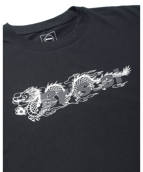 F.C.Real Bristol（エフシーレアルブリストル）の「DRAGON TEAM S/S TEE（Tシャツ/カットソー・メンズ・ブラック/ホワイト/カーキ・X-LARGE/SMALL/MEDIUM/LARGE）」の5枚目の写真