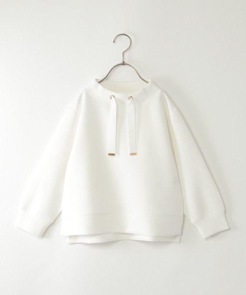 ikka(イッカ)の「【親子コーデ】GOKU楽ダンボールスピンドル(120~160cm)(スウェット・キッズ・オフホワイト/ピンクベージュ・130/140/150/160/120)」の1枚目の写真