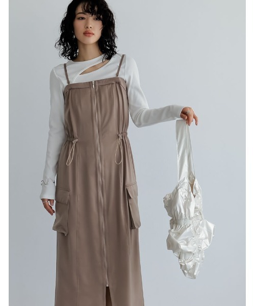 Re:EDIT(リエディ)の「シャーリングメタリックトートバッグ(トートバッグ・レディース・ホワイト/ゴールド/シルバー/ブラック・FREE)」の14枚目の写真