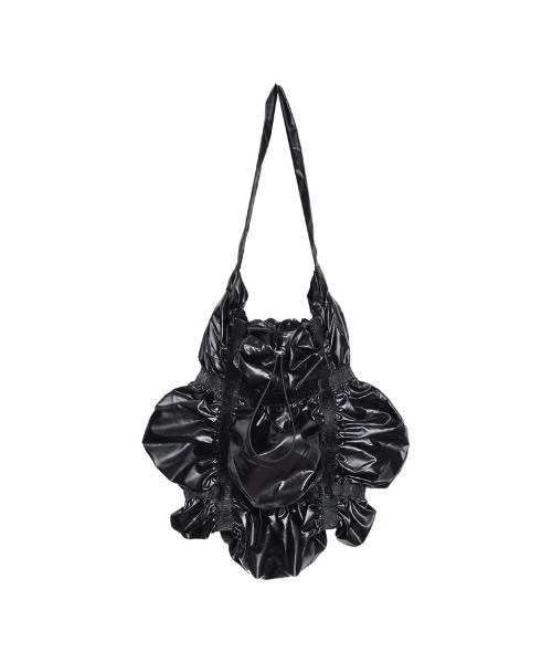 Re:EDIT(リエディ)の「シャーリングメタリックトートバッグ(トートバッグ・レディース・ホワイト/ゴールド/シルバー/ブラック・FREE)」の8枚目の写真