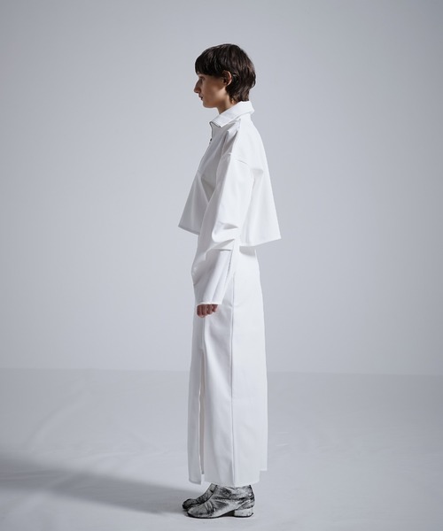 MECRE(メクル)の「【セットアップ対応】Iラインスリットスカート(スカート・レディース・ホワイト/ブラック・S/M)」の10枚目の写真