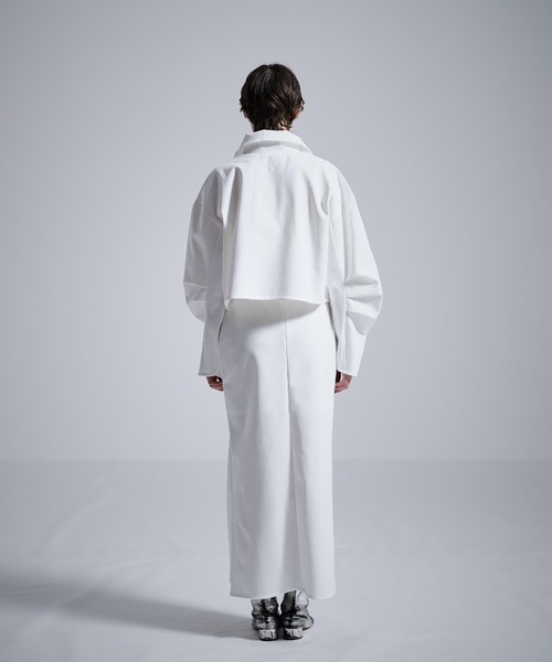 MECRE(メクル)の「【セットアップ対応】Iラインスリットスカート(スカート・レディース・ホワイト/ブラック・S/M)」の11枚目の写真