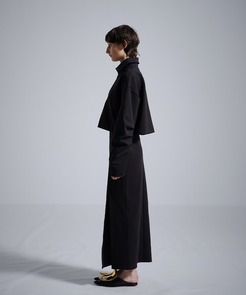 MECRE(メクル)の「【セットアップ対応】Iラインスリットスカート(スカート・レディース・ホワイト/ブラック・S/M)」の5枚目の写真