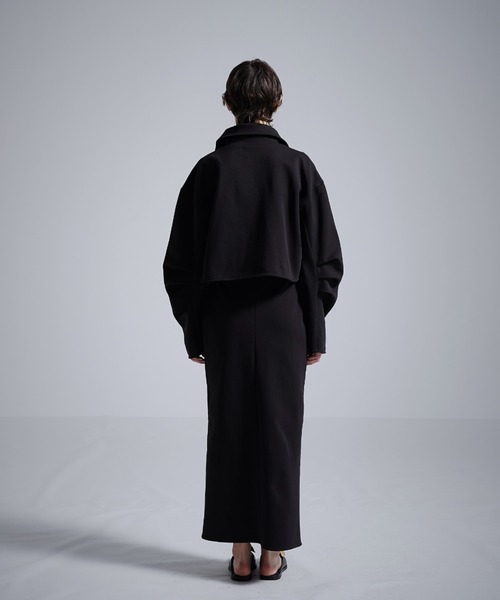 MECRE(メクル)の「【セットアップ対応】Iラインスリットスカート(スカート・レディース・ホワイト/ブラック・S/M)」の6枚目の写真