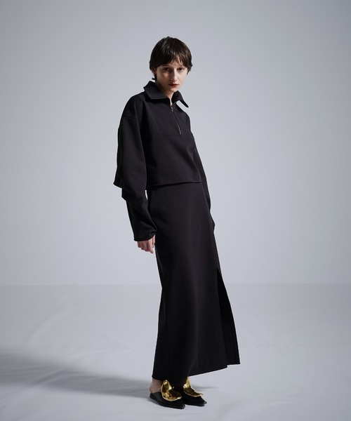 MECRE(メクル)の「【セットアップ対応】Iラインスリットスカート(スカート・レディース・ホワイト/ブラック・S/M)」の7枚目の写真