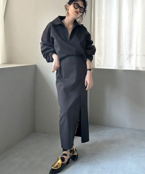 MECRE(メクル)の「【セットアップ対応】Iラインスリットスカート(スカート・レディース・ホワイト/ブラック・S/M)」の17枚目の写真